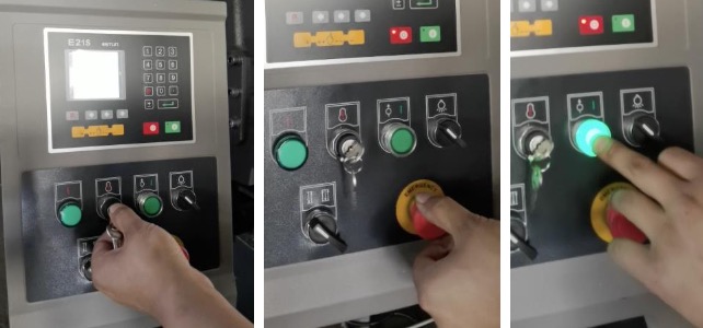 hydraulic shearing machine NC control panel Hydrauliczna maszyna do ścinania Panel sterowania NC