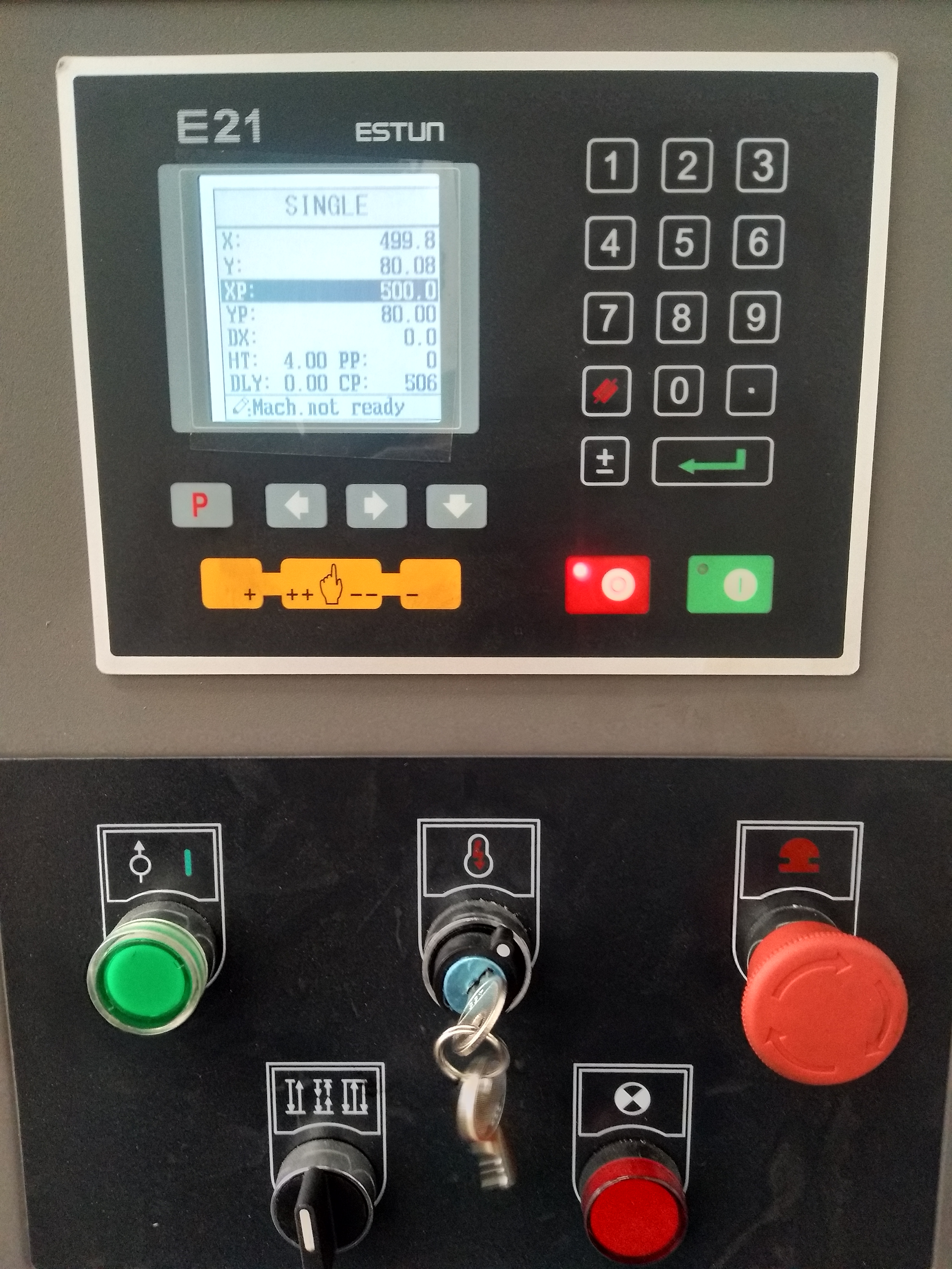 naciśnij system NC Brake