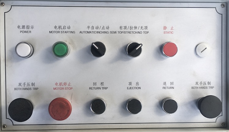 panelu sterowania hydrauliczna prasa